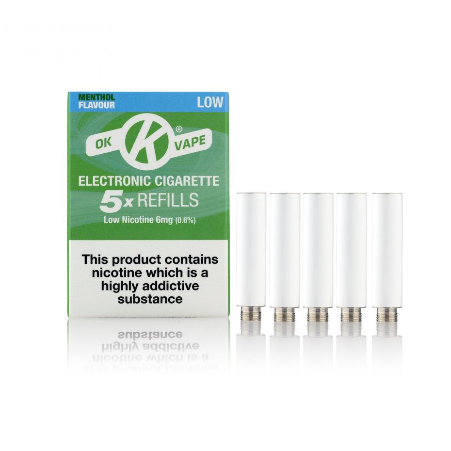 Ok Vape Menthol Cartomizer Refills 