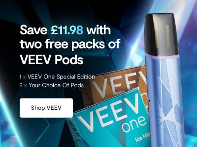 VEEV One Special Edition + 2 Packs of pods for only £5.99