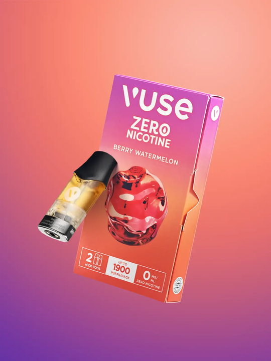 An image of a pack of VUSE Blueberry Ice flavour refill pods for the VUSE Pro, or VUSE ePod