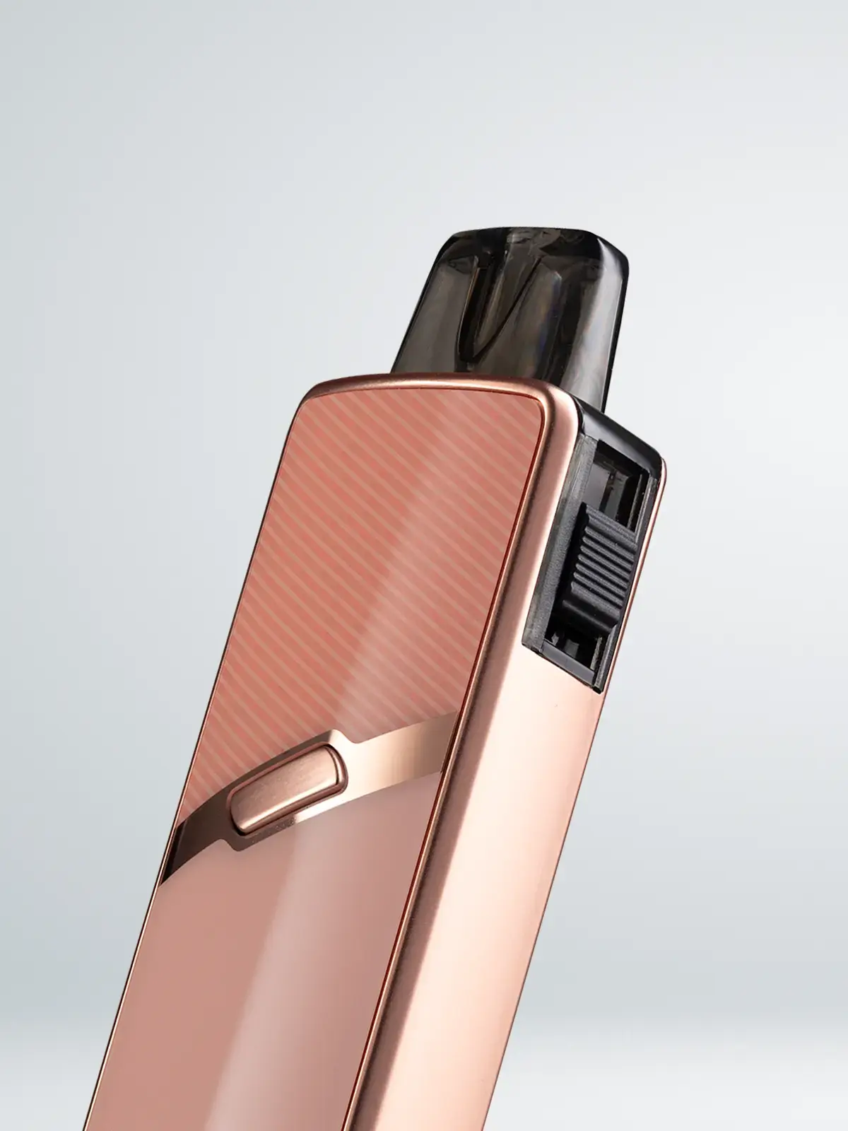 Innokin Sceptre II device in Pink, zoomed-in to show its airflow control slider.