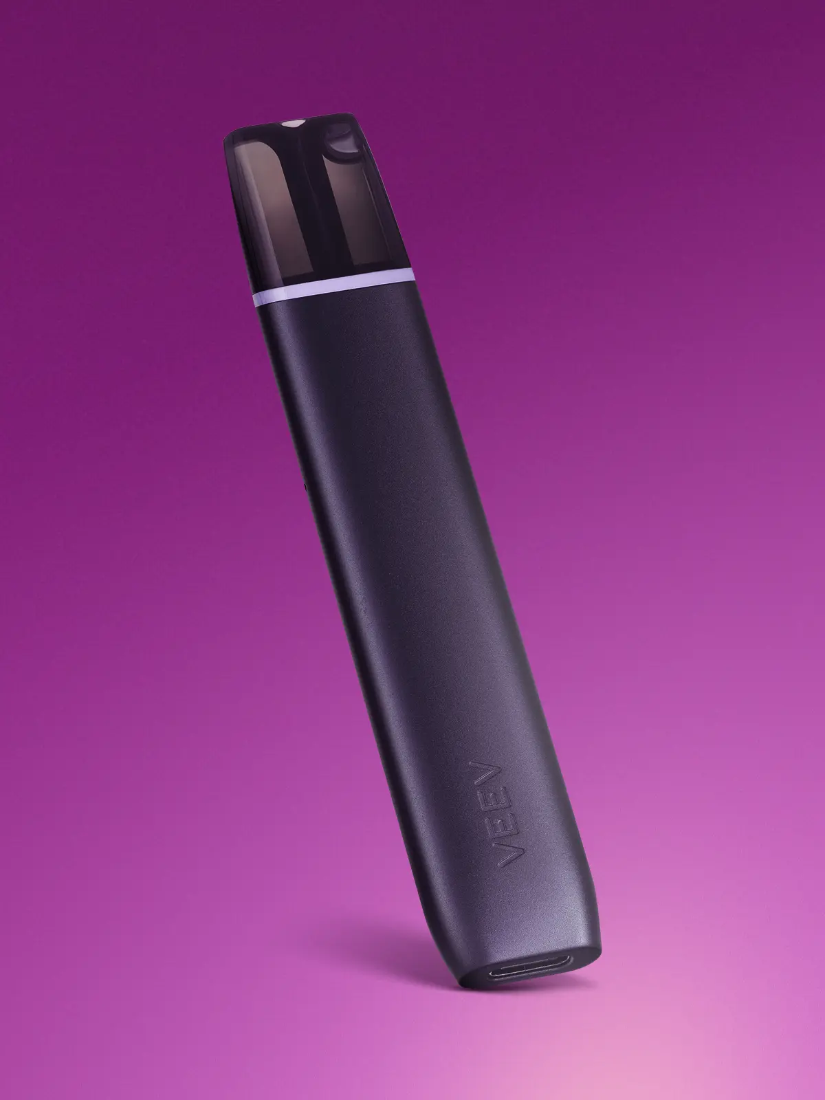 Veev One Device in front of a purple background